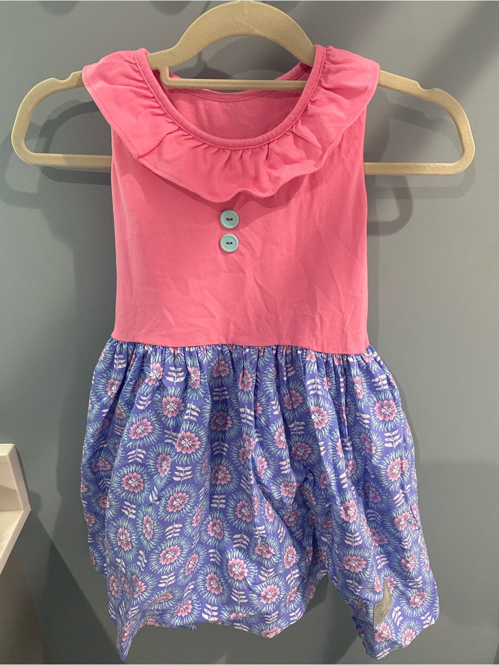 Eleanor Rose Purple and pink sundress 8/10